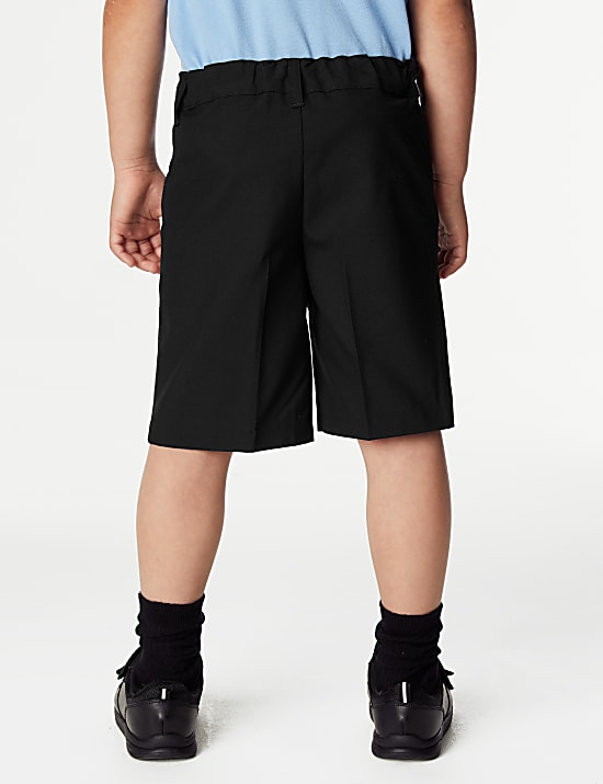 2pk Boys' Regular Leg School Shorts (2-14 Yrs)