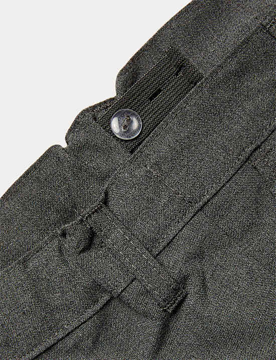 2 Pack Boys' Slim Leg School Shorts (2-14 Yrs)