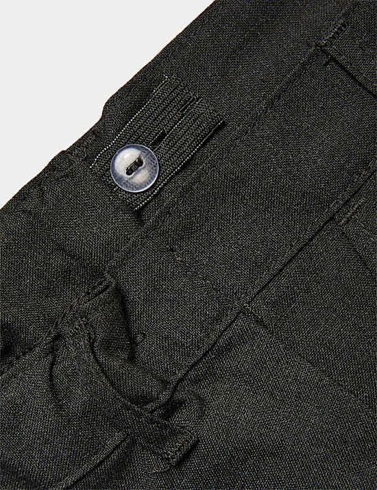 2 Pack Boys' Slim Leg School Shorts (2-14 Yrs)