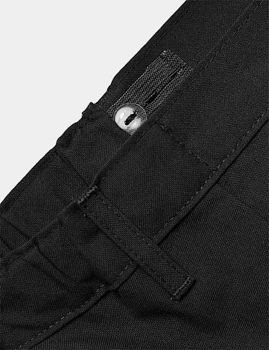 2 Pack Boys' Slim Leg School Shorts (2-14 Yrs)