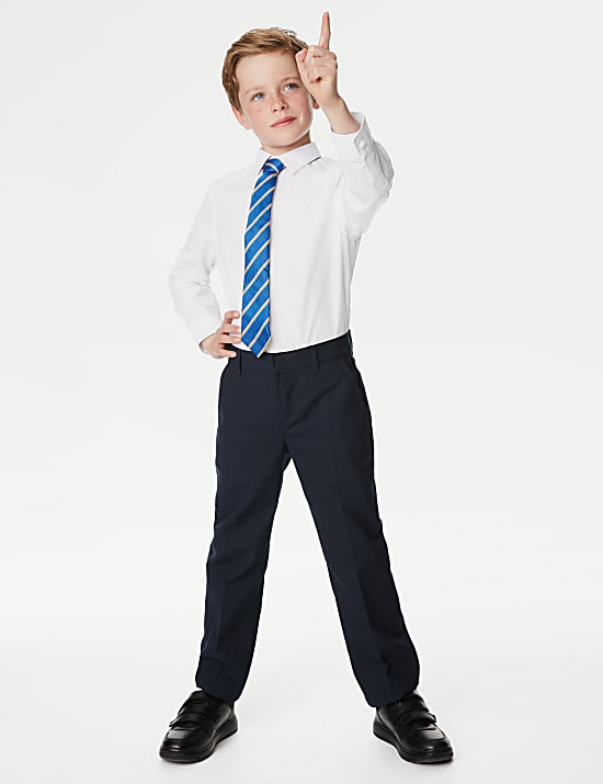 3pk Boys' Easy Iron School Shirts (2-16 Yrs)