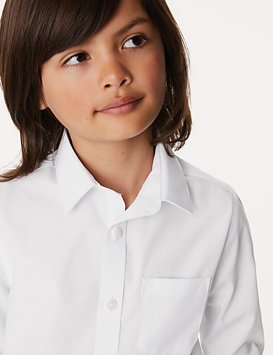 2pk Boys' Non-Iron School Shirts (2-18 Yrs)