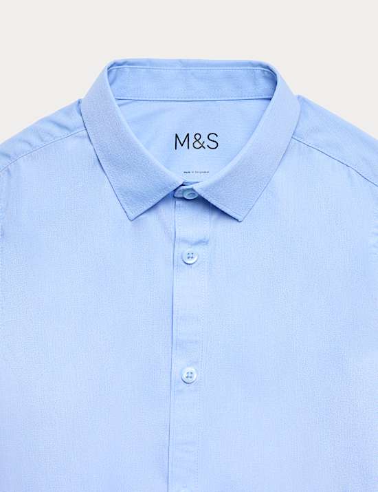 Lot de 3 chemises gar&ccedil;ons repassage facile, id&eacute;ales pour l&rsquo;&eacute;cole (du 2 au 16 ans)