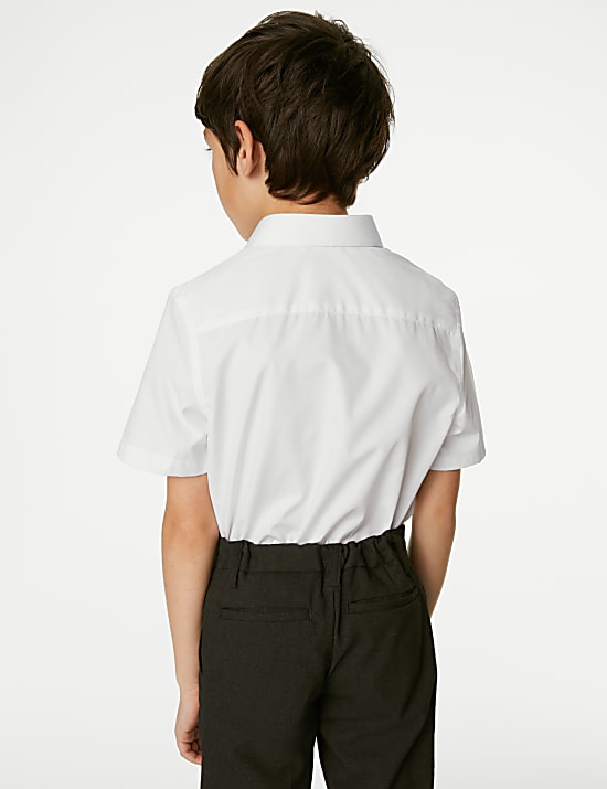 2pk Boys' Non-Iron School Shirts (2-18 Yrs)