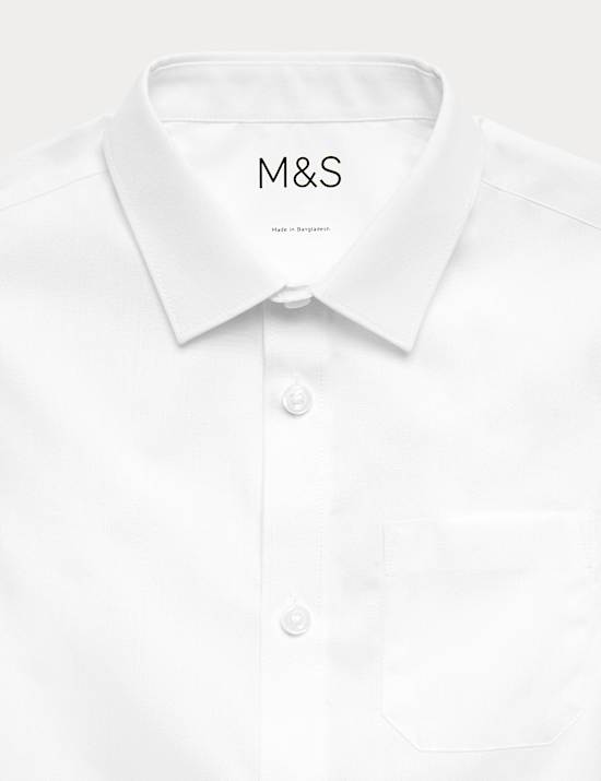 2 Pack Boys' Non-Iron School Shirts (2-18 Yrs)