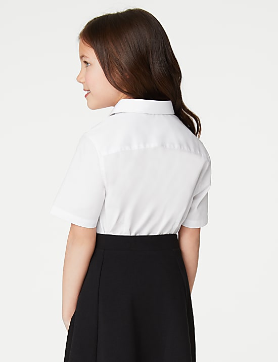 2pk Girls' Skinny Fit School Shirts (2-18 Yrs)
