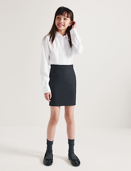 3 Pack Girls' Easy Iron School Shirts (2-16 Yrs)
