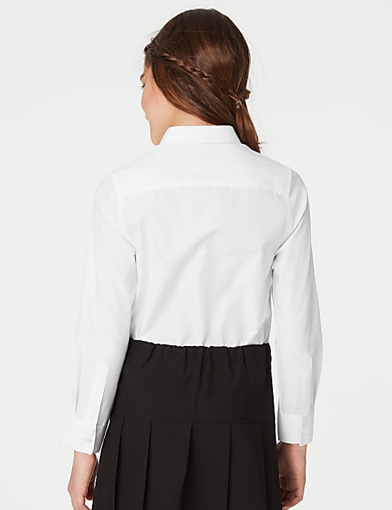 Lot de 3 chemises garçons coupe cintrée, repassage facile, idéales pour l’école (du 2 au 16 ans)