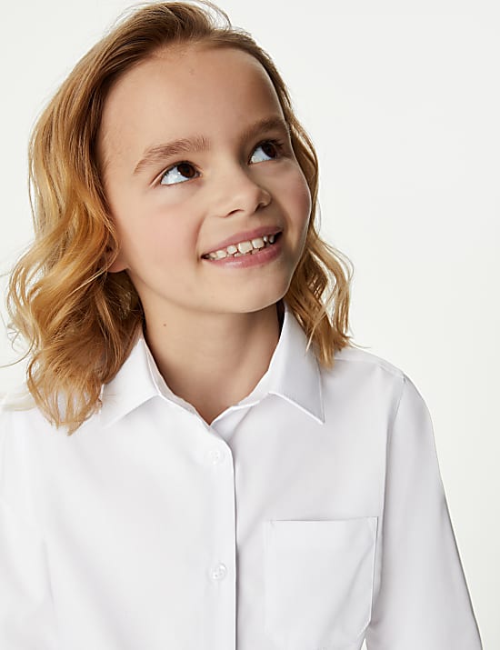 2pk Girls' Non-Iron School Shirts (2-18 Yrs)