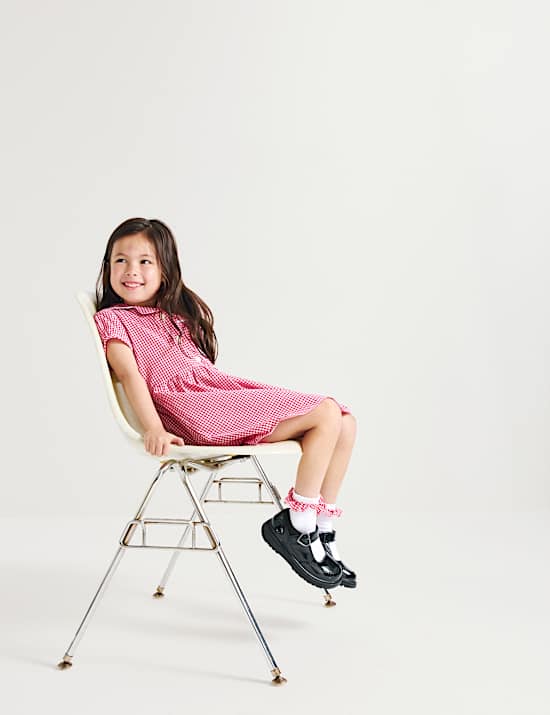 2 Pack Cotton Rich Gingham Dresses (2-14 Yrs)