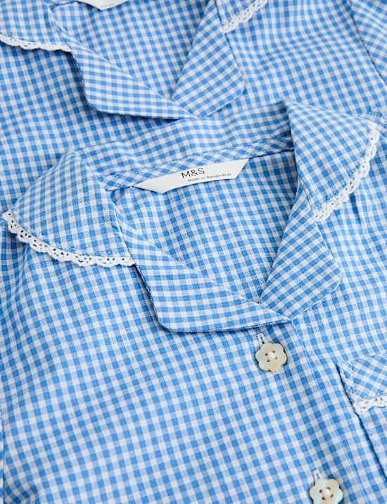 2 Pack Cotton Rich Gingham Dresses (2-14 Years)