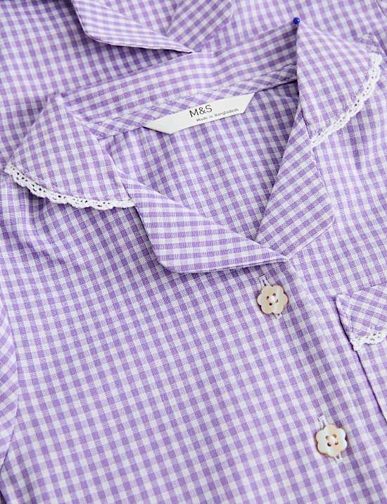 2 Pack Cotton Rich Gingham Dresses (2-14 Years)