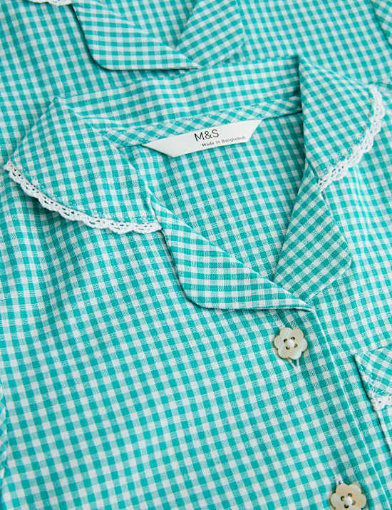 2 Pack Cotton Rich Gingham Dresses (2-14 Years)