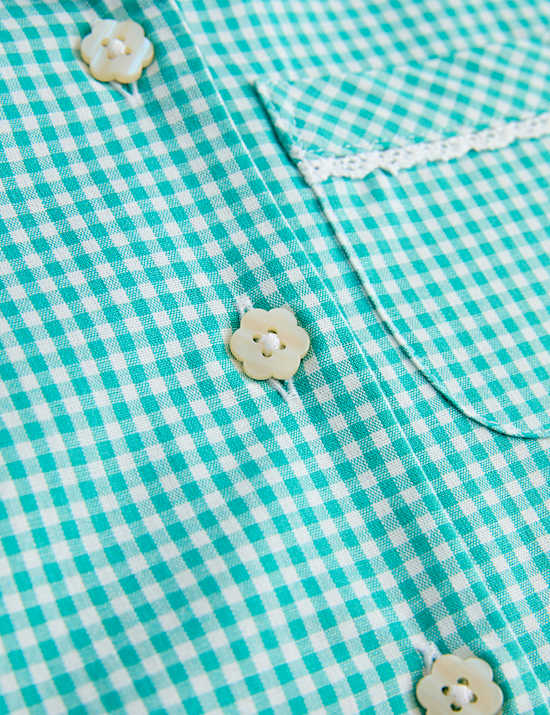 2 Pack Cotton Rich Gingham Dresses (2-14 Years)