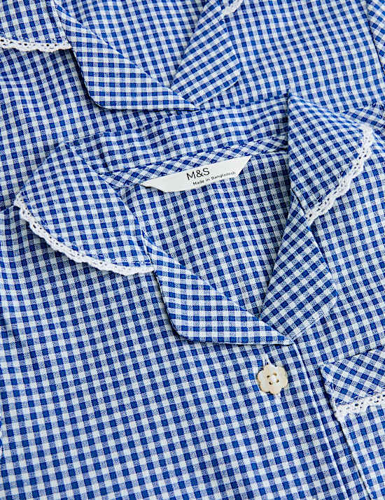 2 Pack Cotton Rich Gingham Dresses (2-14 Years)