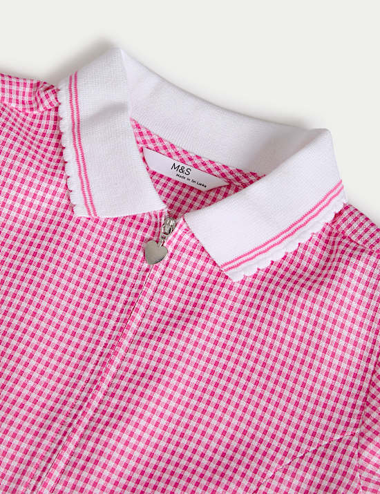 2pk Girls' Cotton Rich Gingham School Dress (2-14 Yrs)