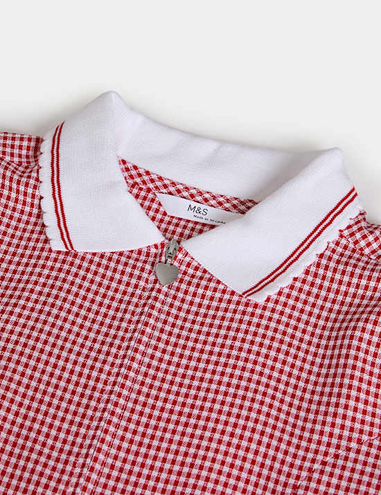 Pack de 2 vestidos escolares de algod&oacute;n para ni&ntilde;a (2-14 a&ntilde;os)