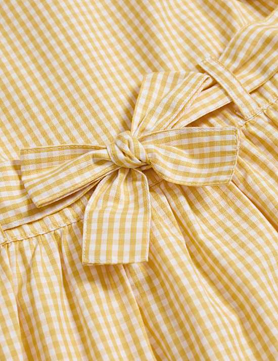 Robe pour l&rsquo;&eacute;cole 100 % coton &agrave; carreaux Vichy (du 2 au 14 ans)