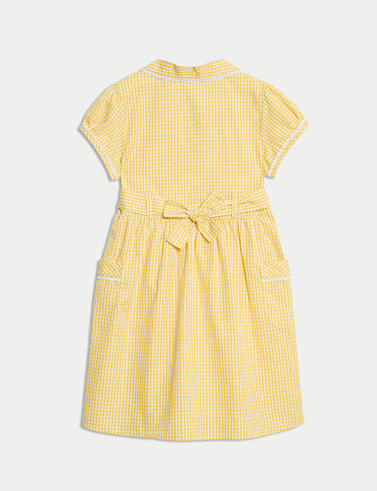 Robe pour l&rsquo;&eacute;cole 100 % coton &agrave; carreaux Vichy (du 2 au 14 ans)