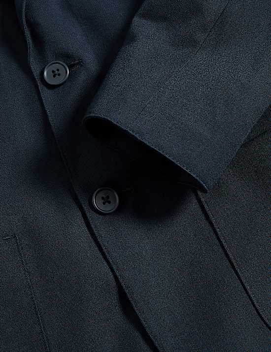 Senior Boys' Pure Cotton Regular Fit School Blazer (9-18 Yrs)