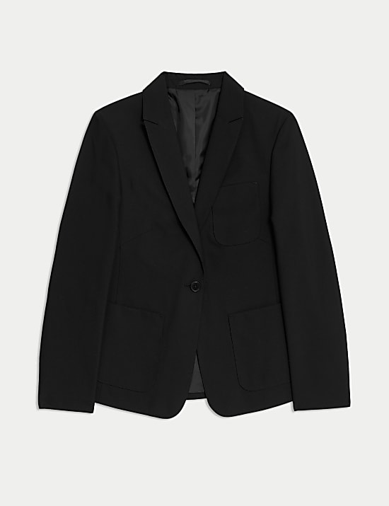 Blazer escolar ajustado para chicas (9-18 años)