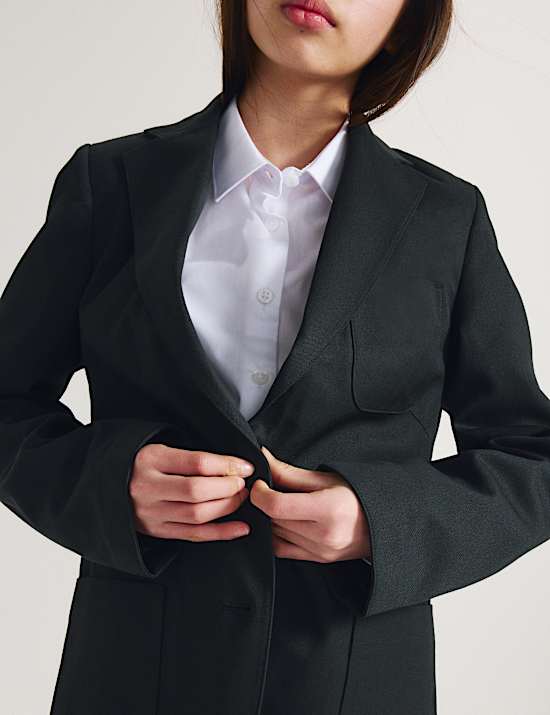Blazer jeune fille coupe standard, id&eacute;al pour l&rsquo;&eacute;cole (du 9 au 18 ans)