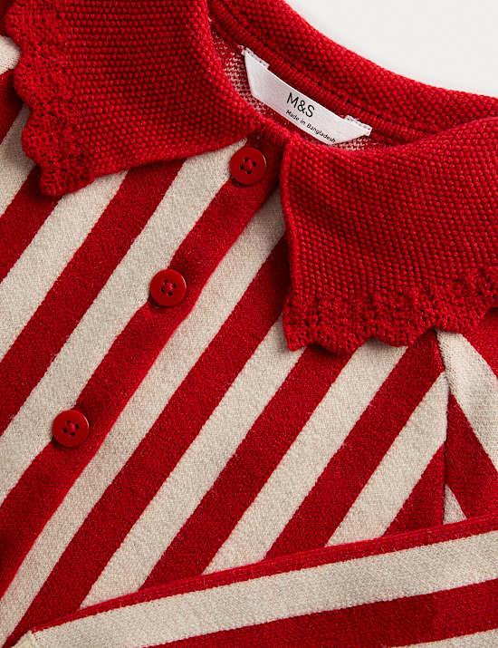 Candy Cane Cardigan (1-8 Yrs)