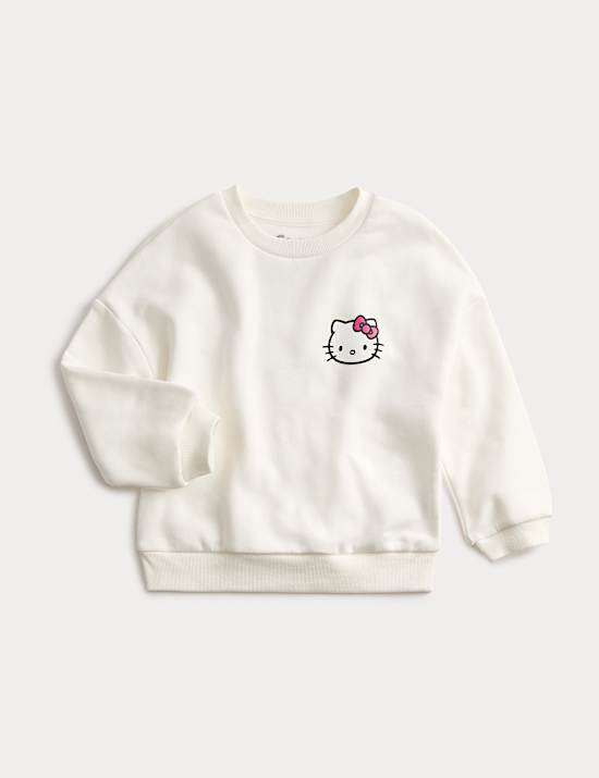 Sweat-shirt en coton à motif Hello Kitty™ (du 3 au 8 ans)