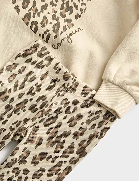 2pc Cotton Rich Kick Flare Outfit (1-8 Yrs)