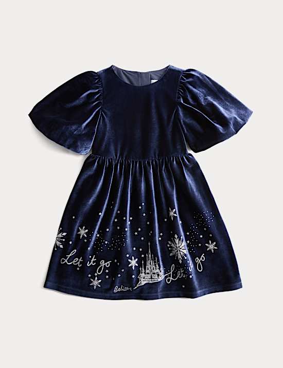 Frozen™ Velvet Dress (2-8 Yrs)