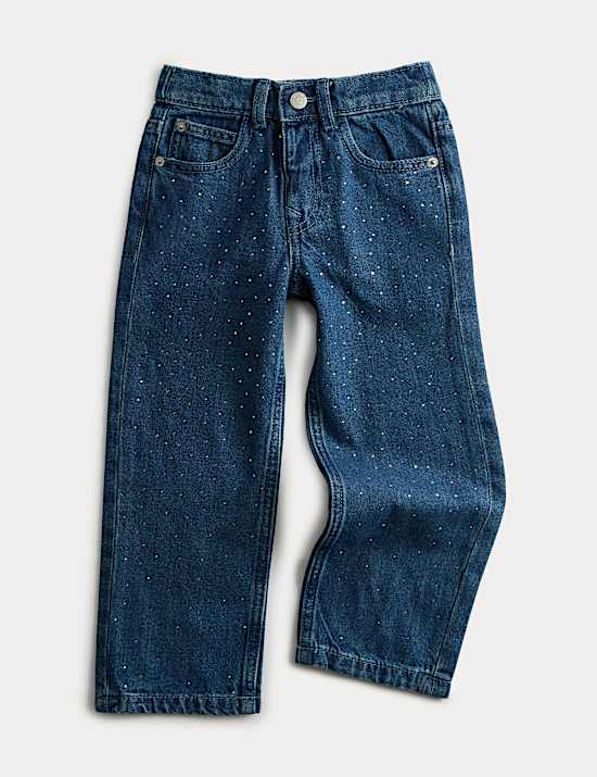 Denim Diamante Jeans (2-8 Yrs)