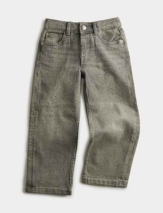 Denim Diamante Jeans (2-8 Yrs)