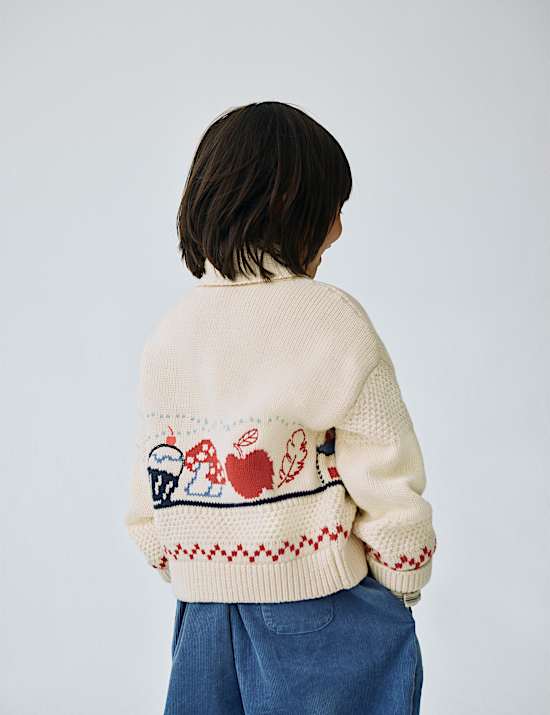 Pure Cotton Wonderful Cardigan (1-10 Yrs)