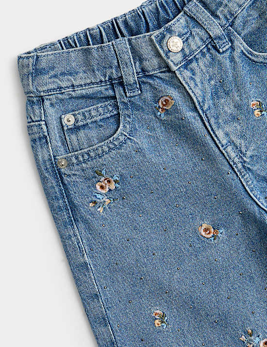 Regular Denim Embroidery Jeans (2-10 Years)
