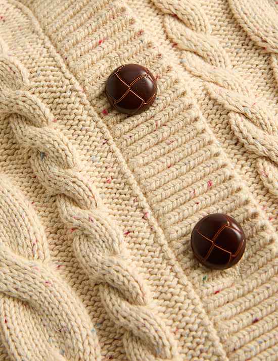 Pure Cotton Chunky Wonderful Cardigan (1-10 Yrs)
