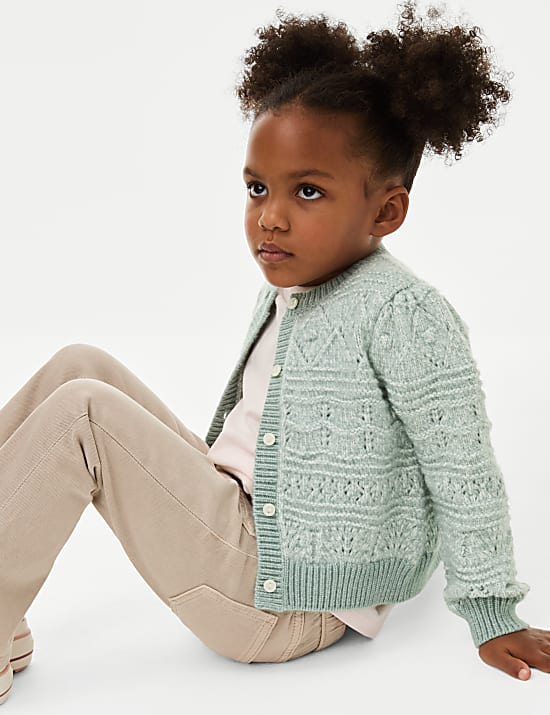 Girls Cardigans Knitted Cardigans Marks Spencer RS