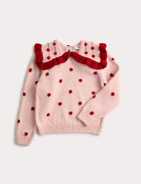 Pullover mit Punktmuster (2&ndash;8 J.)