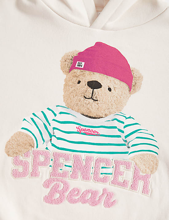 Cotton Rich Spencer Bear&trade; Hoodie (2-8 Yrs)