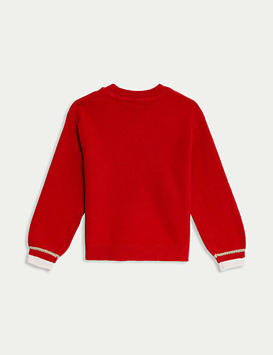 Pull de Noël à motif renne (du 1 au 8 ans)