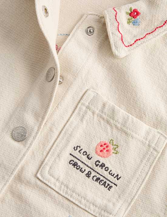 Embroidered Denim Jacket (1-8 Years)