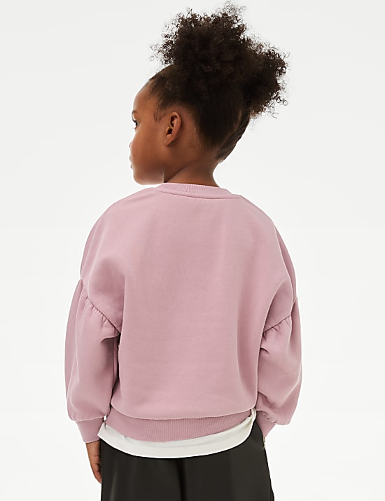 Cotton Rich Paris Cat Sweatshirt (2-10 Yrs)