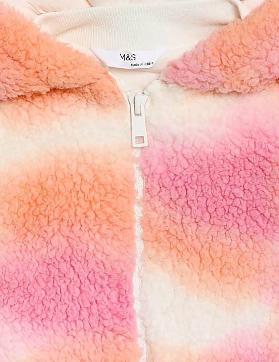 Borg Fleece Printed Jacket (1-10 Yrs)