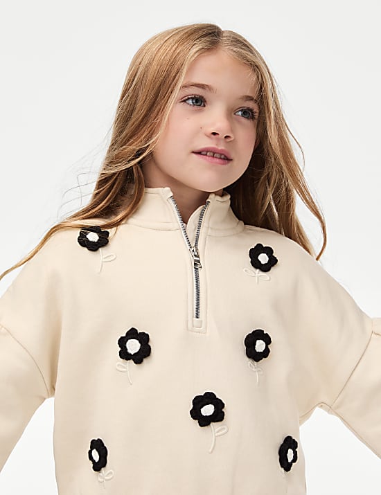 T-shirt Fille Marks And Spencer 9-10 Ans Rose Manches Courtes - Détail Noué