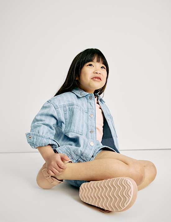 Denim Striped Elasticated Waist Skort (2-16 Yrs)