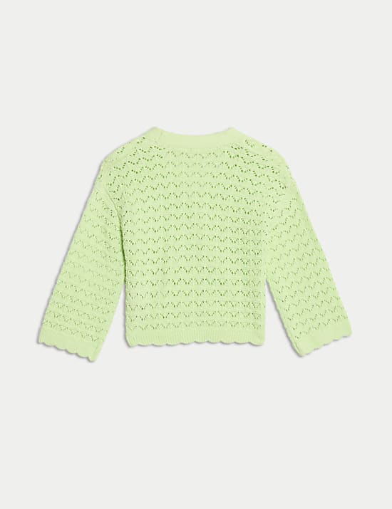 Πλεκτή ζακέτα από 100% βαμβάκι (2-8 ετών)