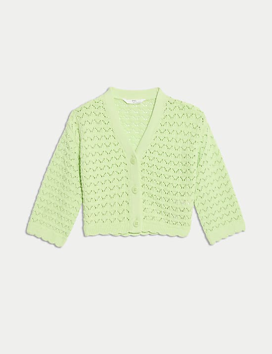 Πλεκτή ζακέτα από 100% βαμβάκι (2-8 ετών)