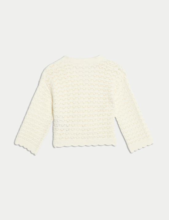 Pure Cotton Knitted Cardigan (2-8 Yrs)