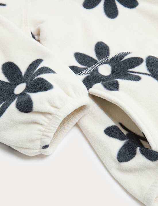 Floral Print Fleece Top (2-8 Yrs)