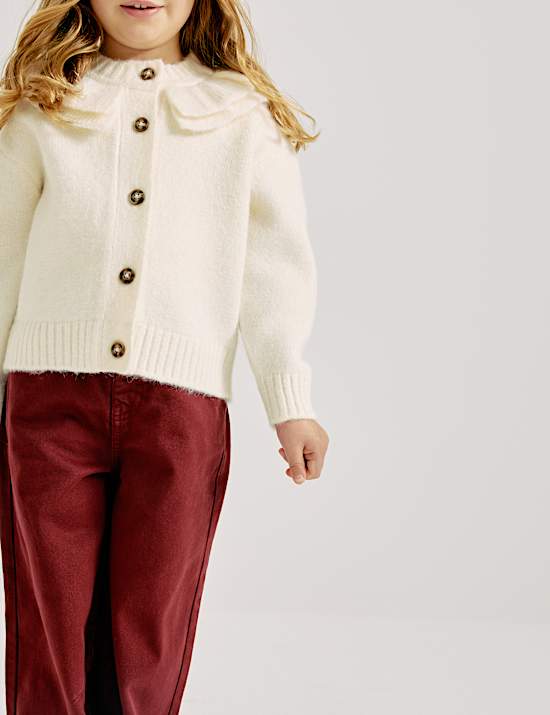Ruffle Cardigan (1-8 Yrs)