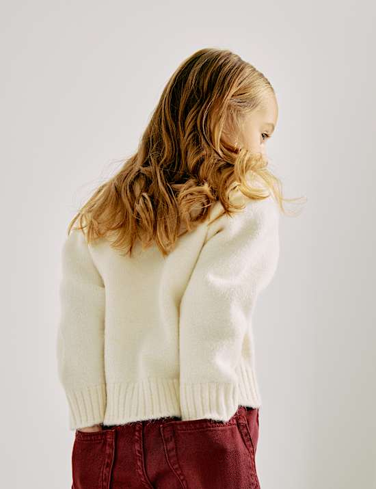 Ruffle Cardigan (1-8 Yrs)